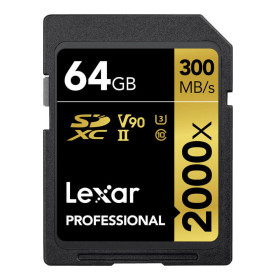 Lexar Professional SDXC 64GB 2000x (300MB/s)