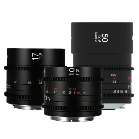 Laowa MFT Cine Prime Pacchetto 3 obiettivi 10 mm + 17 mm + 50 mm