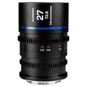 Obiettivo Laowa 27mm T2.8 1.5X S35 Nanomorph Cine Blue con attacco L