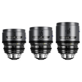 DZOFilm Pavo 2x kit anamorfico a 3 lenti 28/40/75mm Rivestimento blu