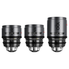 DZOFilm Pavo 2x Kit anamorfico a 3 lenti 32/55/100mm Rivestimento neutro