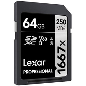 Lexar SDXC 64GB UHSII 1667x (250MB/s) 