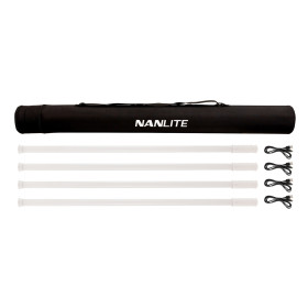 Nanlite PavotubeT8-7X Led RGBWW 8W 100cm Kit 4pz