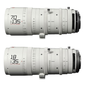 DZOFilm Catta FF Zoom 18-35 mm + 70-135 mm E-mount bianco