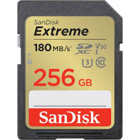 SanDisk 256GB SDXC Extreme 180MB/s
