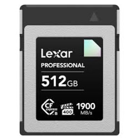 Lexar CFexpress tipo B Professional Diamond Series da 512 GB 1900 MB/s