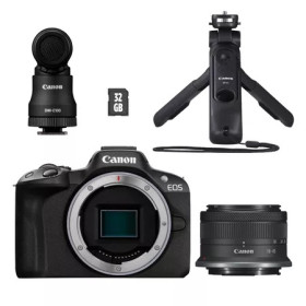 Fotocamera Mirrorless Canon EOS R50 Black 18-45 IS STM Creator Kit