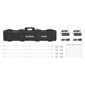 Godox Kit di 4 luci RGB a tubo TP4R-K4 Knowled Pixel