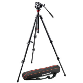 Manfrotto Kit 500, treppiede CF 755CX3, sacca di trasporto