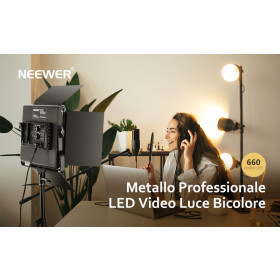Neewer 660 Pannello LED Bi-Color 3200-5600K