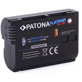 Batteria PATONA Premium compatibile Nikon EN-EL15B D7200/D7500/D610/D810/D850/Z7/Z6