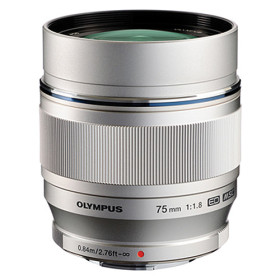 Olympus M.ZUIKO DIGITAL ED 75mm F1.8 (Silver)
