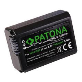 Batteria PATONA Premium compatibile Sony NP-FW50 A6000/A6300/A6400/A6500