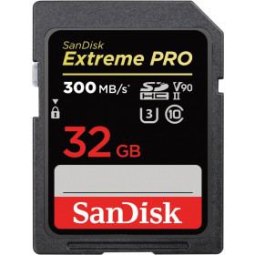 SanDisk SDHC Extreme Pro 32GB 300MB/s V90 UHS II