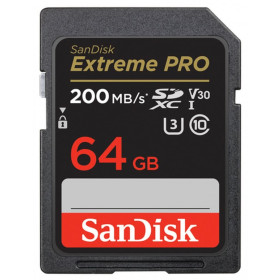 SanDisk SDXC Extreme Pro 64GB 200MB/s V30 UHS I