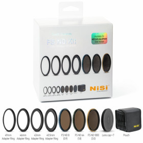 NiSi Kit Swift FS ND con ND8 (3 Stop), ND64 (6 Stop) e ND1000 (10 Stop) 82mm