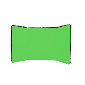 Lastolite Fondale panoramico in tessuto da 4m colore verde LL LB7622