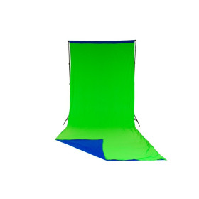 Lastolite Chromakey Blu / Verde Fondale reversibile 300 x 700 cm