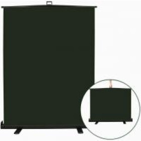 Trux Design Fondale Autoportante di stoffa 2x1.80m Nero con borsa