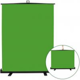 Trux Design Fondale Autoportante di stoffa 2x1.80m Verde con borsa