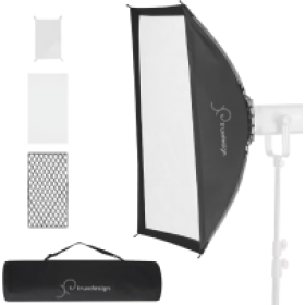 Trux Design Softbox 30x140cm griglia con apertura rapida e sacca