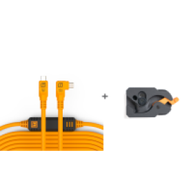 Tether Tools Kit LeverLock e cavi da USB-C a USB-C 9.4m angolare destro 