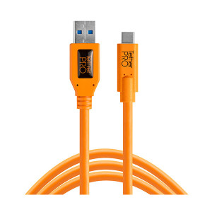 Tether Tools tether Pro da USB 3.0 a USB-C da 4,6 m Arancione
