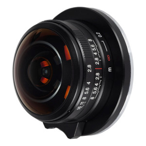 Obiettivo Canon EOS-M fisheye circolare Laowa 4mm f/2.8