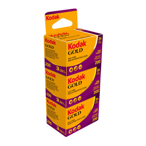 Kodak Gold 200 GB 135-36 confezione da 3