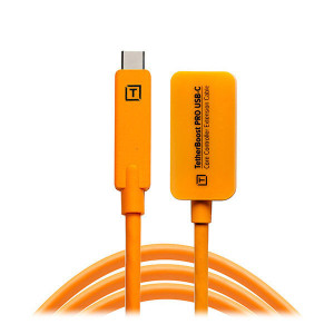 Tether Tools Tether Boost Cavo prolunga attiva Pro USB-C 4.6m Arancione