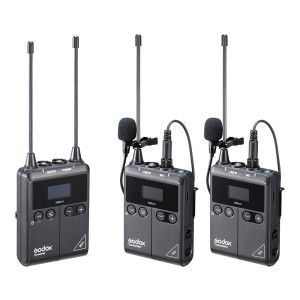 Godox sistema microfonico wireless UHF WmicS1 Kit 2