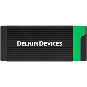 Lettore di schede Delkin Devices USB 3.2 CFexpress tipo B e SD UHS-II