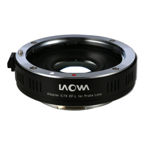 Laowa Venus Optics moltiplicatore focale 0.7 per 24mm Probe f/14 Eos a L Mount