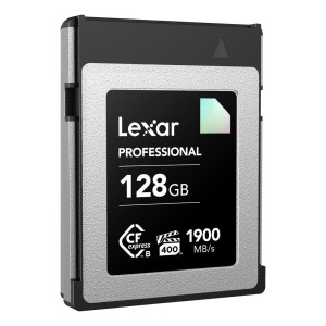 Scheda di memoria Lexar CFexpress tipo B Professional Diamond Series da 128 GB 1900 MB/s