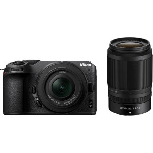 Fotocamera mirrorless Nikon Z30 + Z DX 16-50 + 50-250 VR + SD 64GB Nital