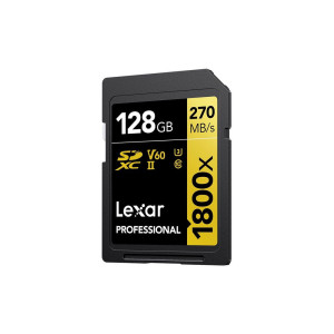 Scheda di memoria Lexar 128GB SDXC Pro UHS-II U3 ​​V60 