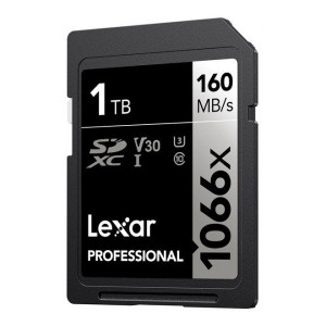 Scheda di memoria Lexar 1TB SD Pro UHS-I U3 V30 1066x 160MB/s