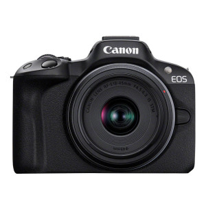 Fotocamera Mirrorless Canon EOS R50 Black + RF-S 18-45mm IS STM + 55-210mm IS Stm