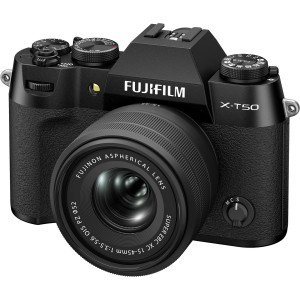 Fotocamera mirrorless Fujifilm X-T50 +15-45mm black