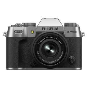 Fotocamera mirrorless Fujifilm X-T50 +15-45mm Silver