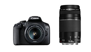 Canon EOS 2000D + EF-S 18-55mm IS II + EF-S 75-300 III 