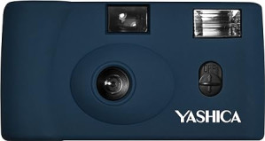 Fotocamera compatta Yashica MF1 Set con Pellicola Blu Scuro