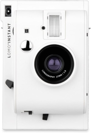 Fotocamera Lomography Instant Camera White Edition con 3 obiettivi