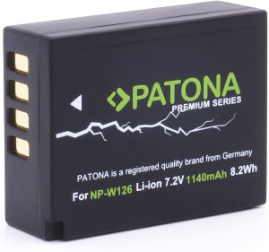 Patona Fujifilm NP-W126S, Batteria Ricaricabile agli Ioni di Litio