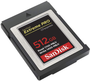Scheda di Memoria Sandisk CFexpress Tipo B Extreme Pro 512GB 
