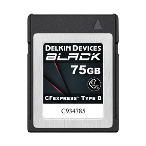 Delkin CFexpress 75gb Type B Serie Black- PCI Express 3.0