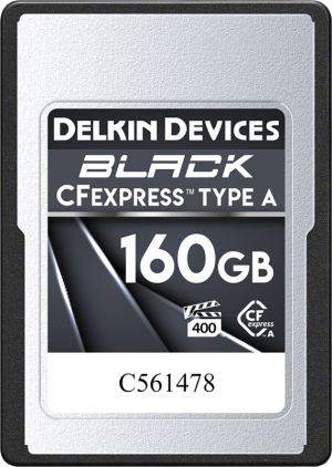 Delkin CFexpress 160gb Type A Serie Black - PCI Express 3.0