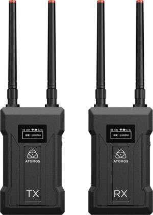 Atomos Set trasmettitore e ricevitore per monitoraggio video wireless TX-RX 4K/HD