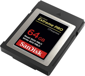 Scheda di Memoria Sandisk CFexpress Tipo B Extreme Pro 64GB