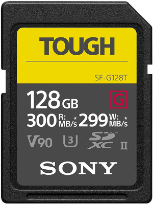 Sony 128GB SD Pro Tough UHS-II V90 300MB/s